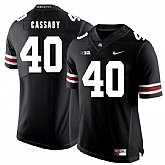 Ohio State Buckeyes 40 Howard Cassady Black Nike College Football Jersey Dzhi,baseball caps,new era cap wholesale,wholesale hats